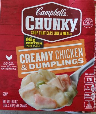 Chunky Soup (Creamy Chicken & Dumplings)