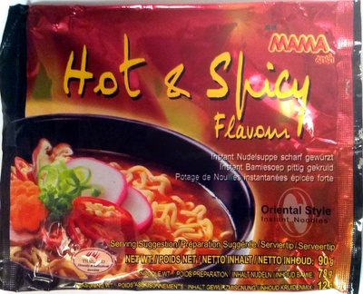 Potage de nouilles instantanées épicée forte - 90 g - Mama