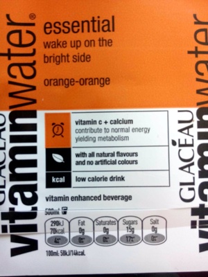 Vitamin Water Essential orange-orange