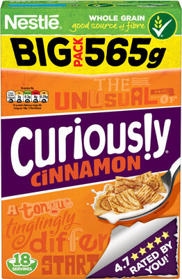 CURIOUSLY CINNAMON Cereal Box
