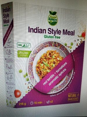 Indian style meal