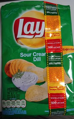 Lay's Chipsuri din cartofi cu smantana si marar