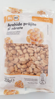 Roasted and salted blanched peanuts