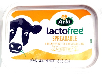 LactoFREE spreadable butter