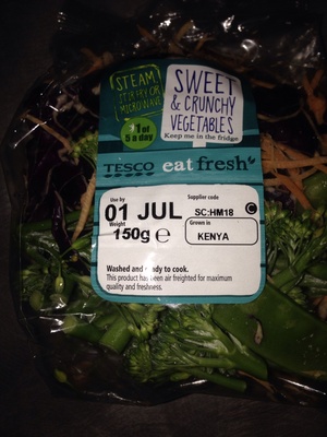 Sweet & crunchy vegetables