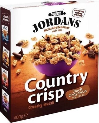 Country crisp Crunchy muesli Dark chocolate
