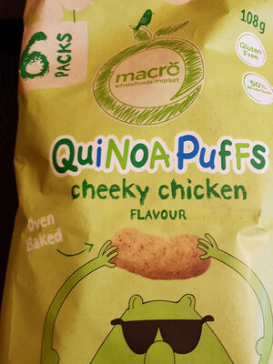 Quinoa Puffs cheeky chicken flavour