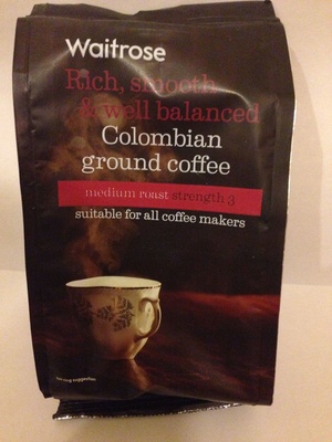 Columbian ground coffee