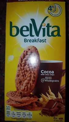 Belvita breakfast biscuits-breakfast cocoa with choco chip