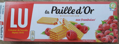 La paille d’or aux framboises