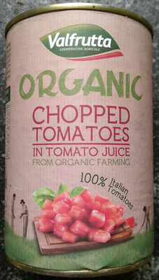 Valfrutta Organic Chopped Tomatoes in Tomato Juice