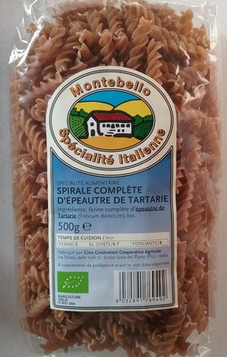 Spirale complète d'épeautre de Tartarie Bio