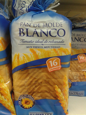 Pan de molde blanco