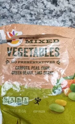 Mixed vegetables - frozen