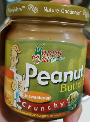 Peanut Butter, Unsweetened, Crunchy