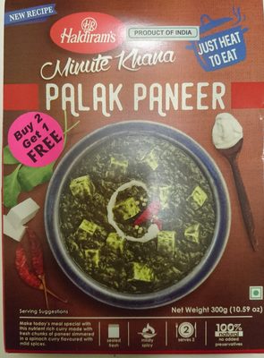 Haldiram's Dilli Style Palak Paneer