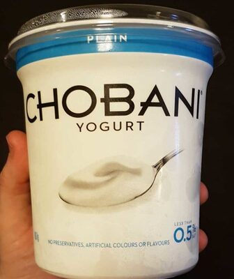 Chobani Plain Greek Yogurt (0.5% fat)