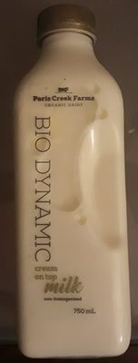 Biodynamic Milk