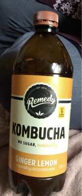 Organic Kombucha - Ginger Lemon
