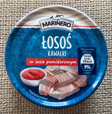 Łosoś Kawałki w sosie pomidorowym