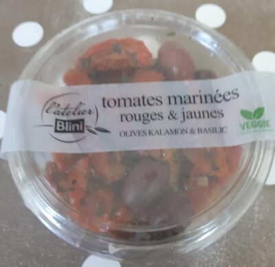 Tomates marinées rouge et jaune
