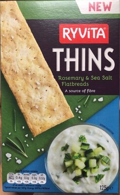 Thins rosemary & Sea salt flatbreads