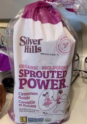 Organic Sprouted Power Cinnamon Raisin Wheat Bread