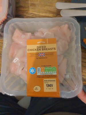 Diced Chicken Breasts