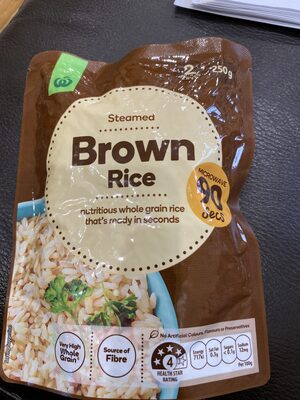 Woolworths Steamed Brown Rice