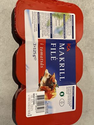 Makrillfilé i tomatsås