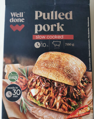 Slow cooked pulled pork