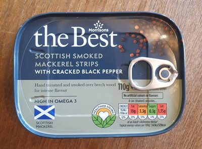 Scottish Moked Mackerel Strips