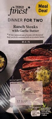 Ranch Steaks with Garlic Butter