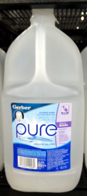 Purified water with minerals