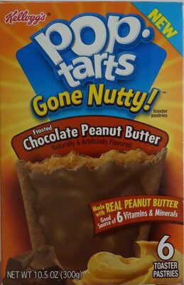 Toaster pastries, frosted chocolate peanut butter