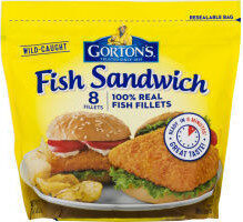 Fish sandwich breaded fish fillets