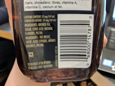 Thé glacé citron