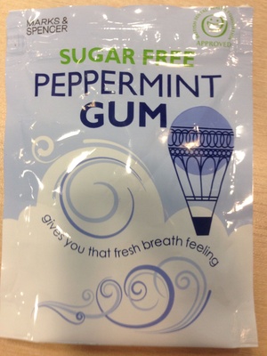 Sugar free peppermint gum