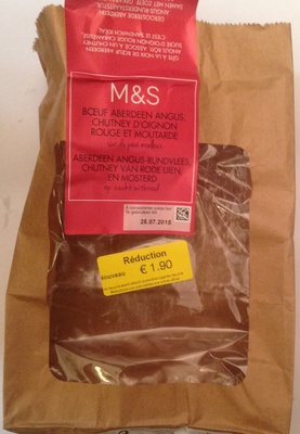 Boeuf Aberdeen Angus, Chutney d'oignon rouge et moutarde