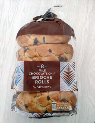 Milk Chocolate Chip Brioche Rolls