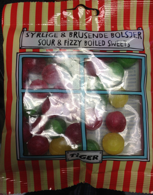 Sour & fizzy boiled sweets