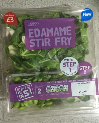 Edamame stir fry