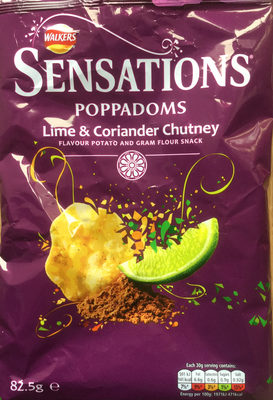 Poppadoms - lime & coriander chutney