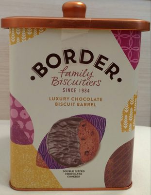 Border Luxury chocolate biscuit barrel