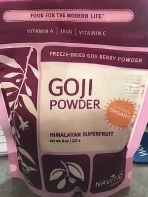Organic goji powder