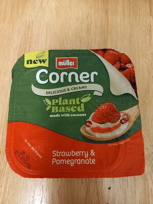 Corner plant-based strawberry & pomegranate