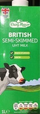 British Semi-Skimmed UHT Milk