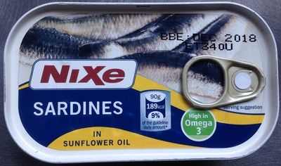Sardines in sunflower oil