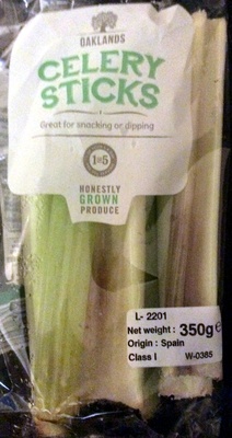 fresh celery sticks