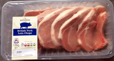 British pork loin chops